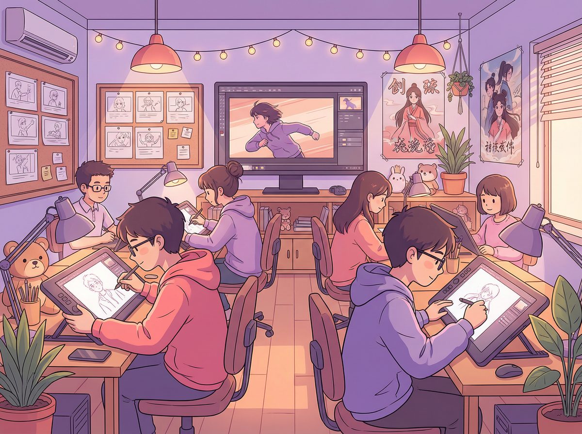 蜜桃传媒动漫创作工作室